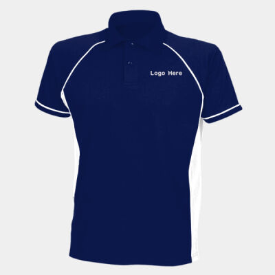 Kids Performance Piped Polo Shirt Thumbnail